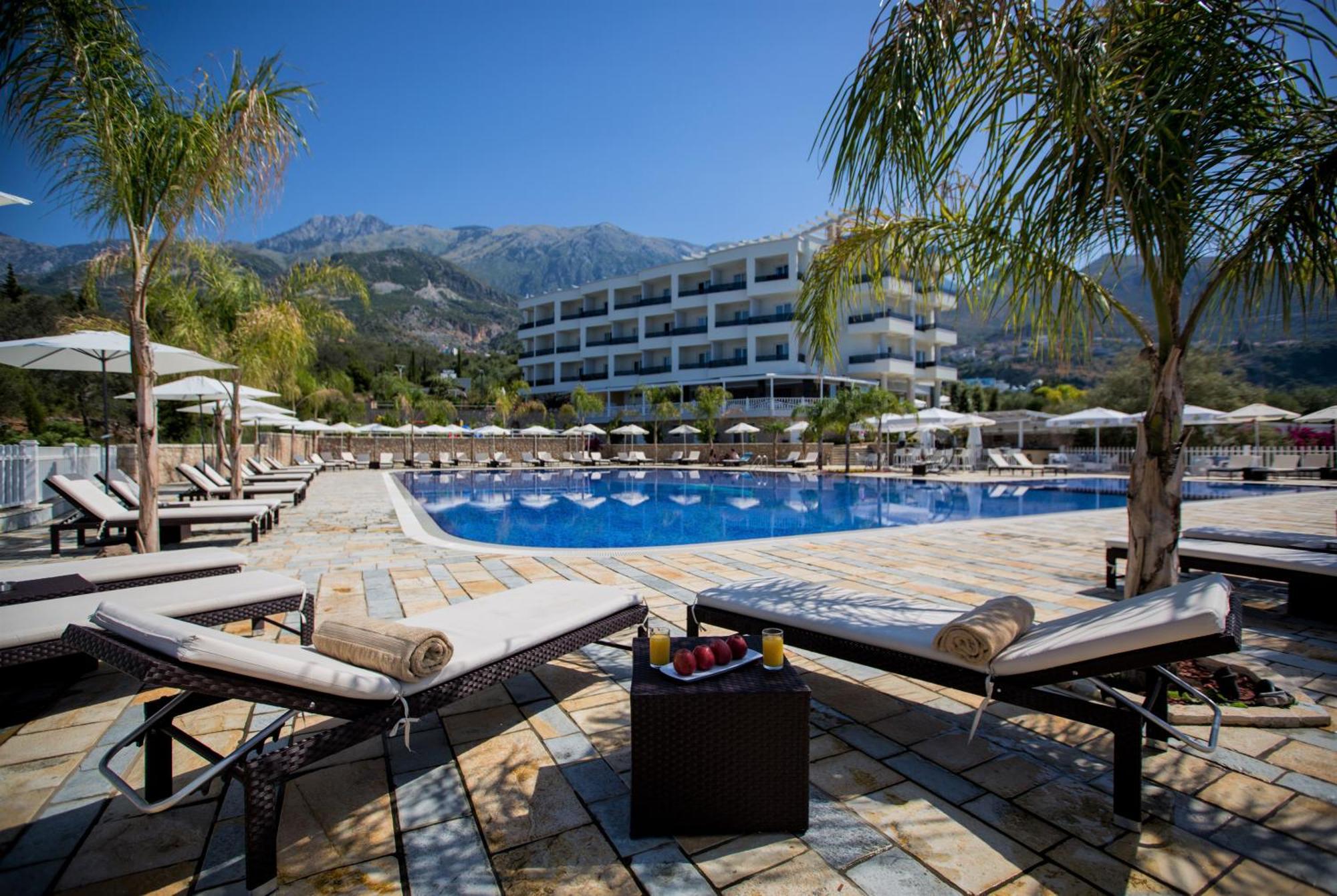 Elysium Hotel Dhërmi Exterior foto