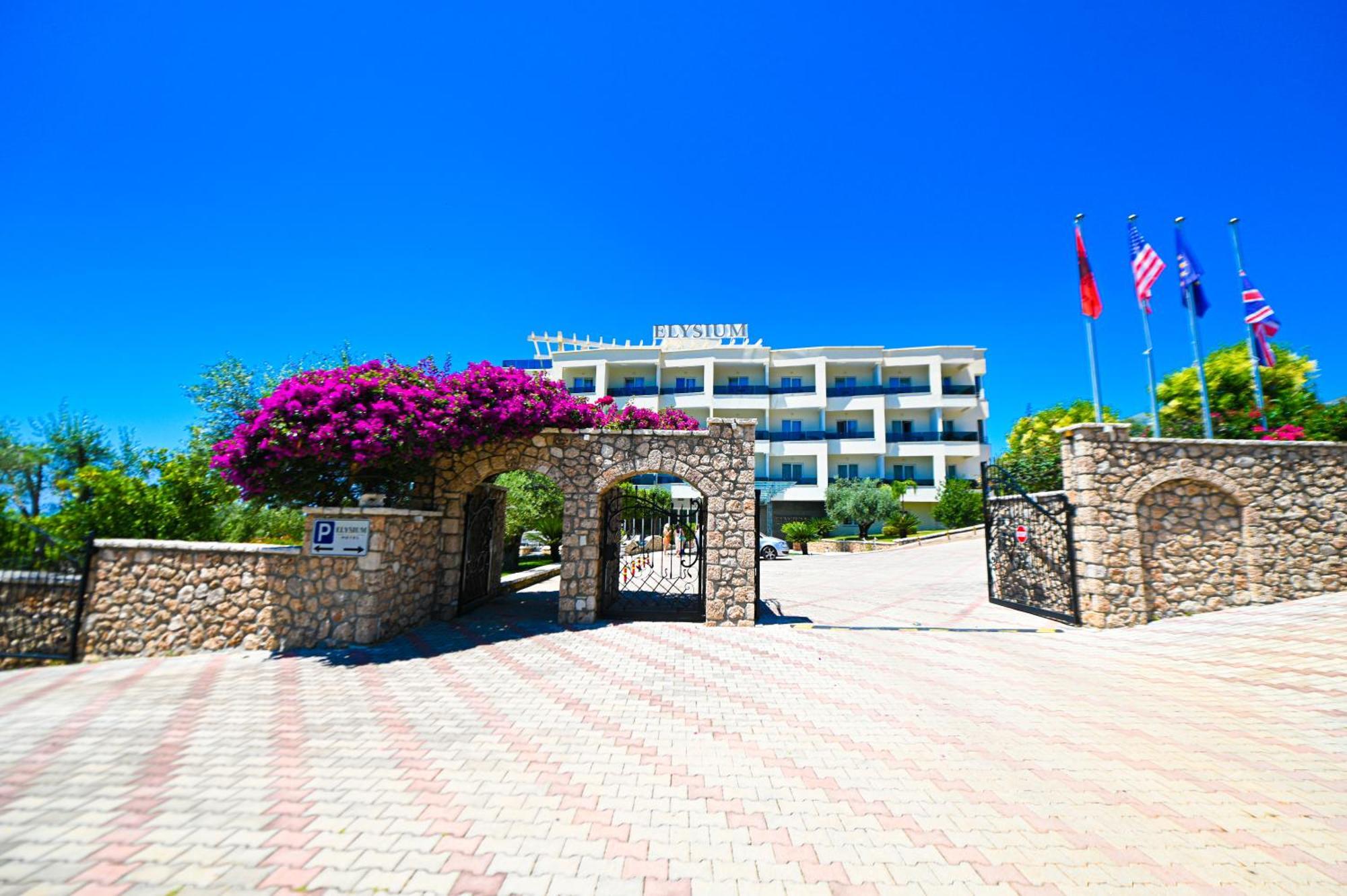 Elysium Hotel Dhërmi Exterior foto