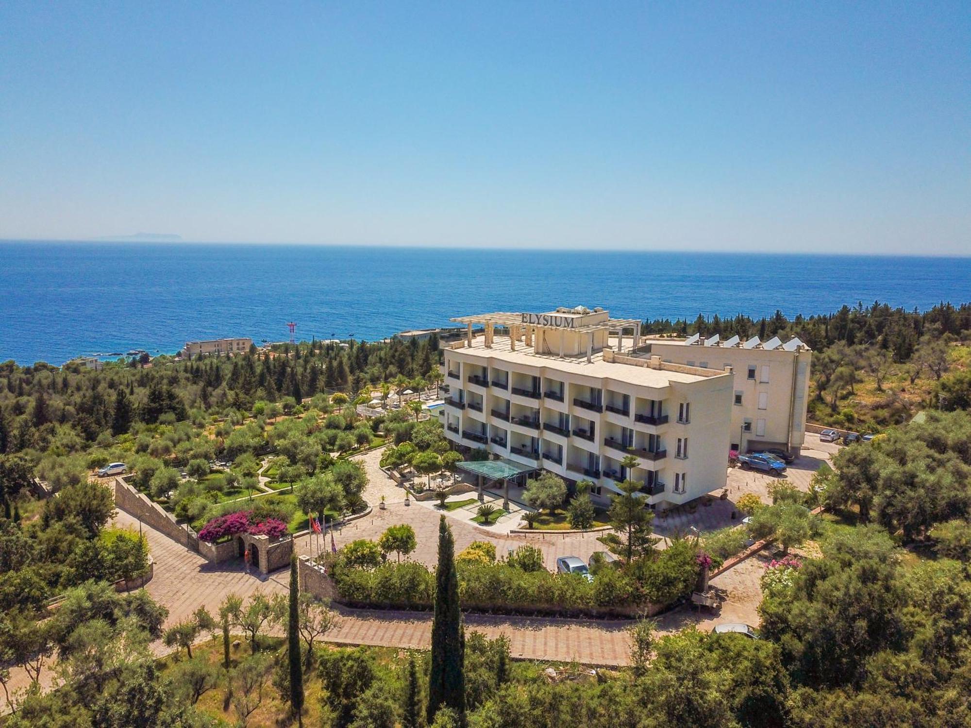 Elysium Hotel Dhërmi Exterior foto