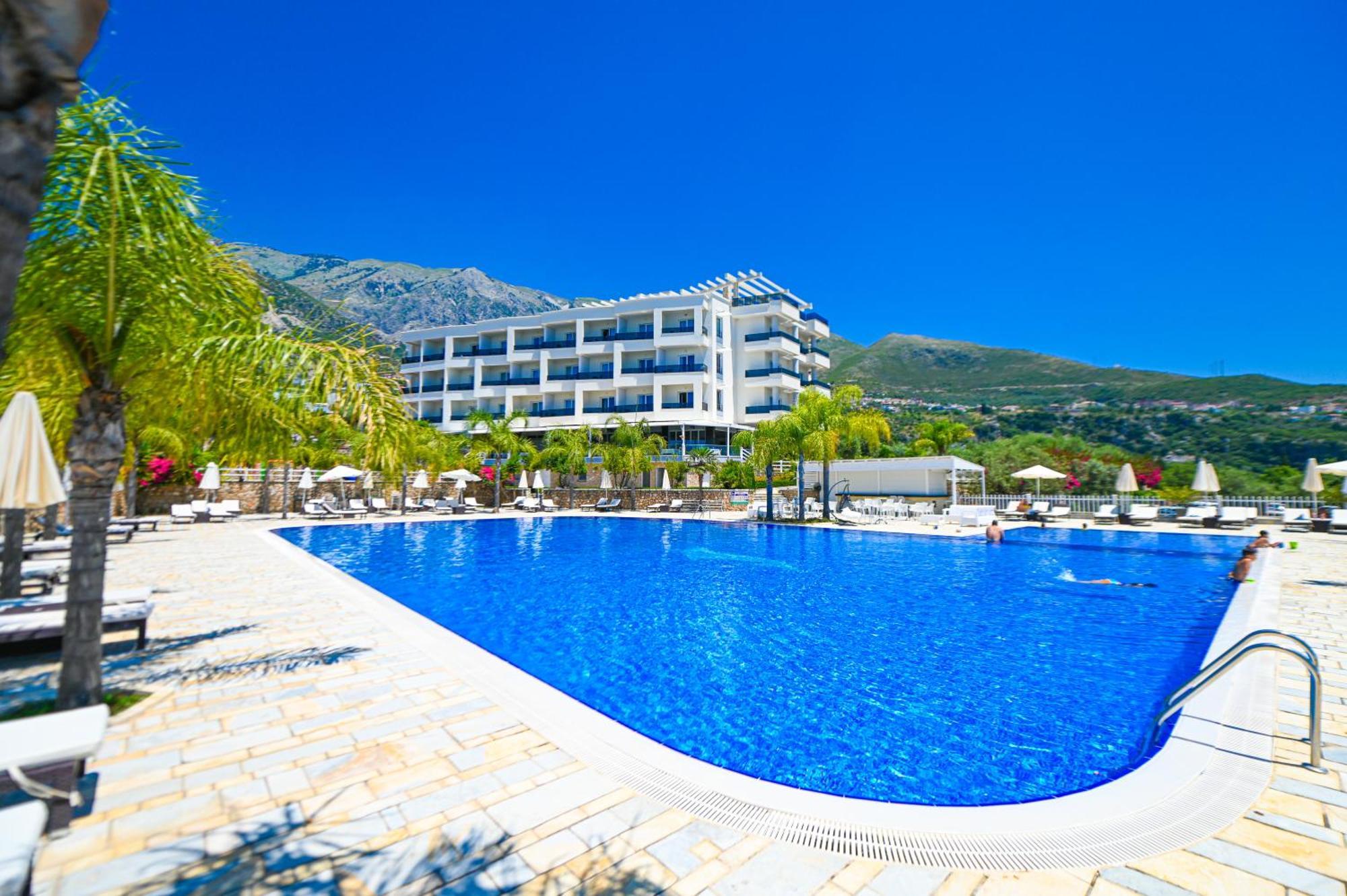 Elysium Hotel Dhërmi Exterior foto